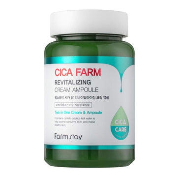 Farmstay Cica Farm Revitalizing Cream Ampoule 250Ml / 8.45 Fl. Oz. Moisturizing Korea Skincare