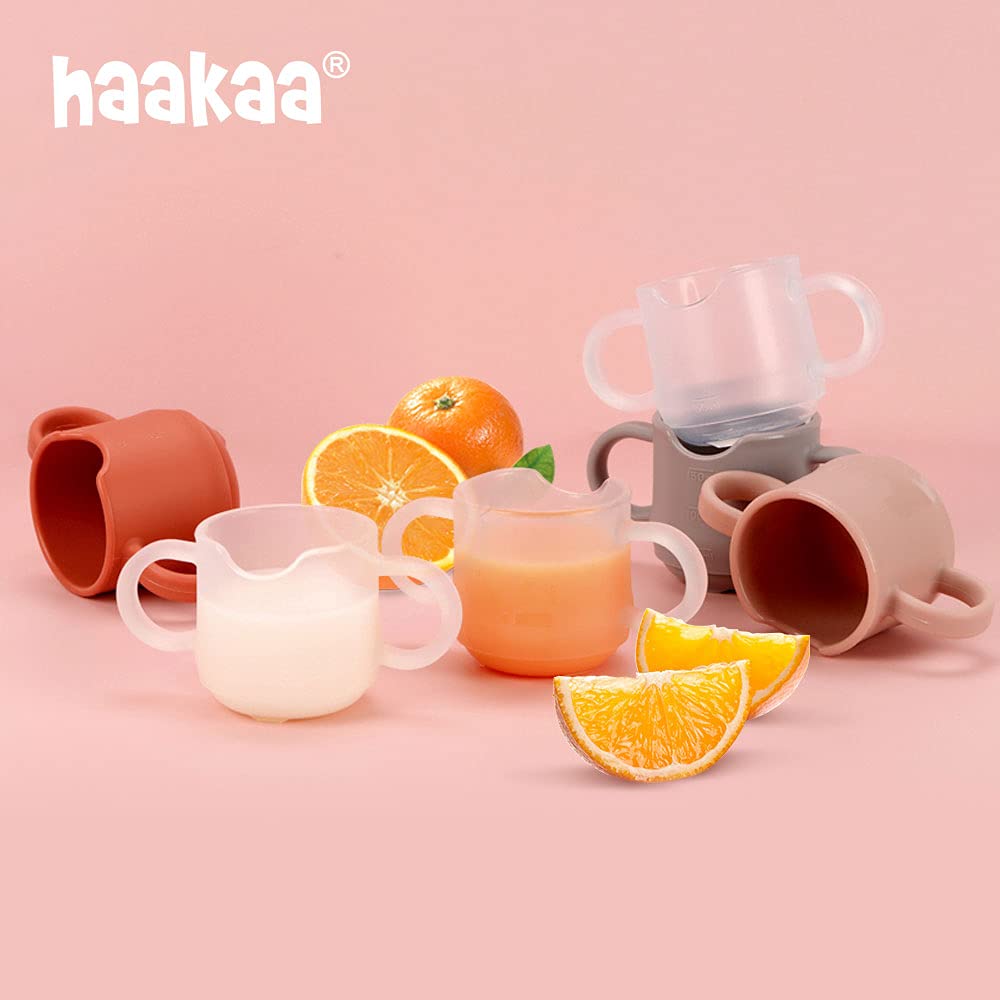 haakaa Silicone Toddler Cups, BPA Free Drop-proof Training Cups for Baby 6 Months+, 5 Ounce : Baby