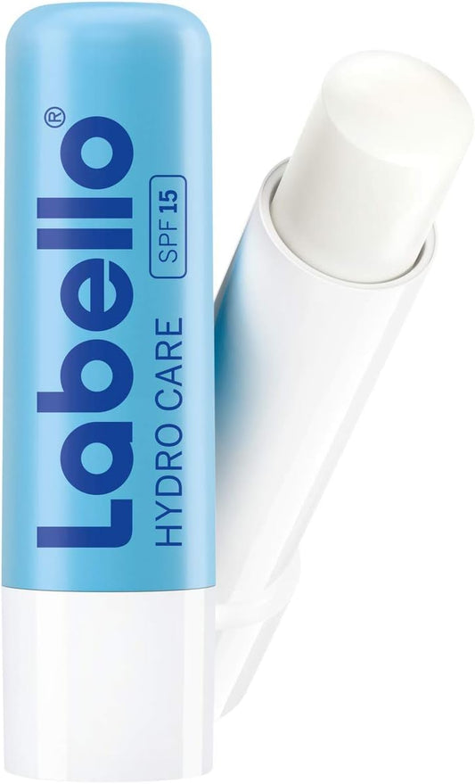 Labello Hydro Care Pack Of 1 (1 X 4.8 G), Lip Care Without Mineral Oils For Dry Lips, Lip Balm With Spf 15 And Shea Butter For Nourishing Lip Protection