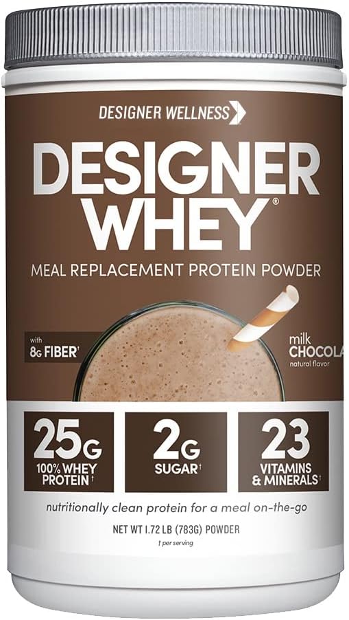 Designer Wellness, Designer Whey Meal Replacement Protein Powder, 1.72