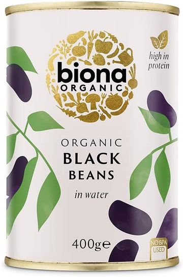 Biona Organic Black Beans, 400g