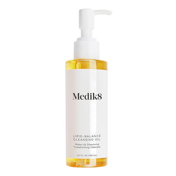 Medik8 Lipid-Balance Cleansing Oil - Oil Based Facial Cleanser - Reveals Radiant Complexion Without Stripping Vital Moisture - 4.7 Oz