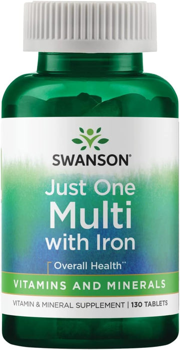 Swanson Century Formula Multivitamin With Iron 130 Tabs