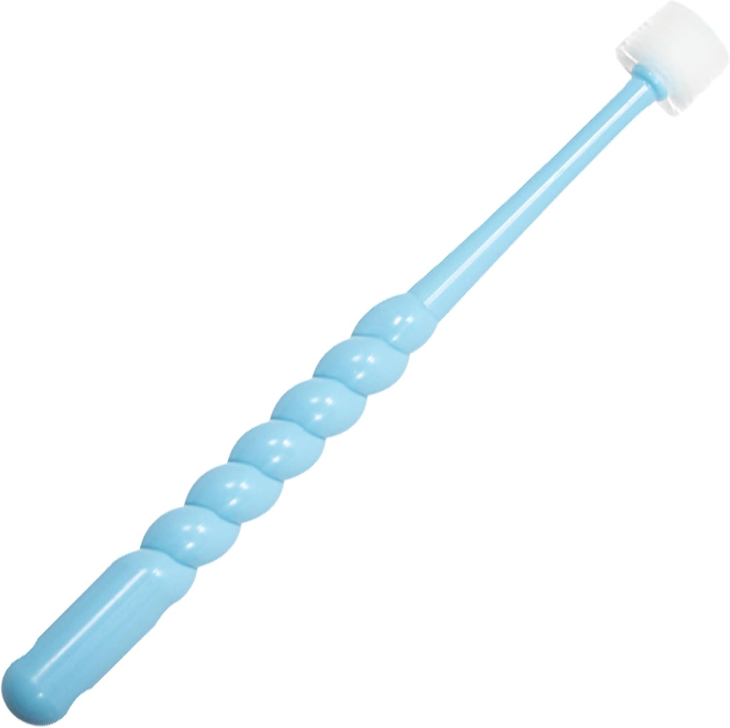 Oralieve Small 360° Tooth And Mouth Brush (Blue), Soft Toothbrush For Sore, Sensitive Or Dry Mouths, Childrens 360 Toothbrush With Easy Grip Handle - Genuine Oralieve Round Tooth Brush