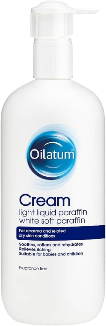 Oilatum Cream For Eczema, Psoriasis And Dry Skin Conditions, Soothing Formula For Sensitive Skin, Hydrating Relief For Itchy, Irritated Skin, Dermatologist Recommended, 1 X 150G