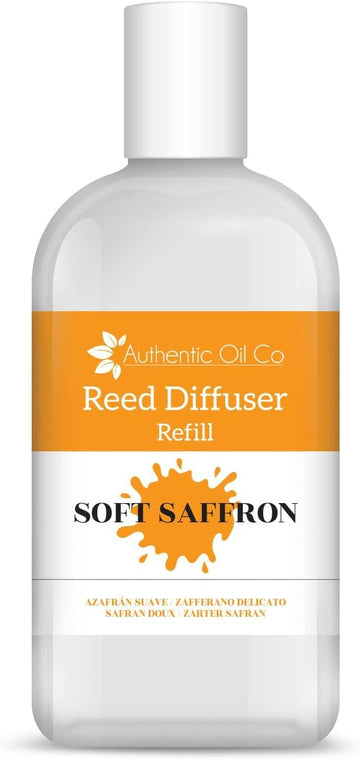 Authentic Oil Co Soft Saffron Reed Diffuser Refill : Amazon.co.uk: Health & Personal Care