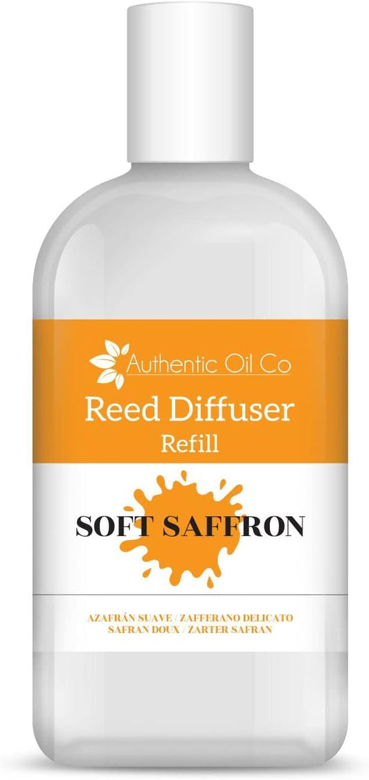 Authentic Oil Co Soft Saffron Reed Diffuser Refill : Amazon.co.uk: Health & Personal Care