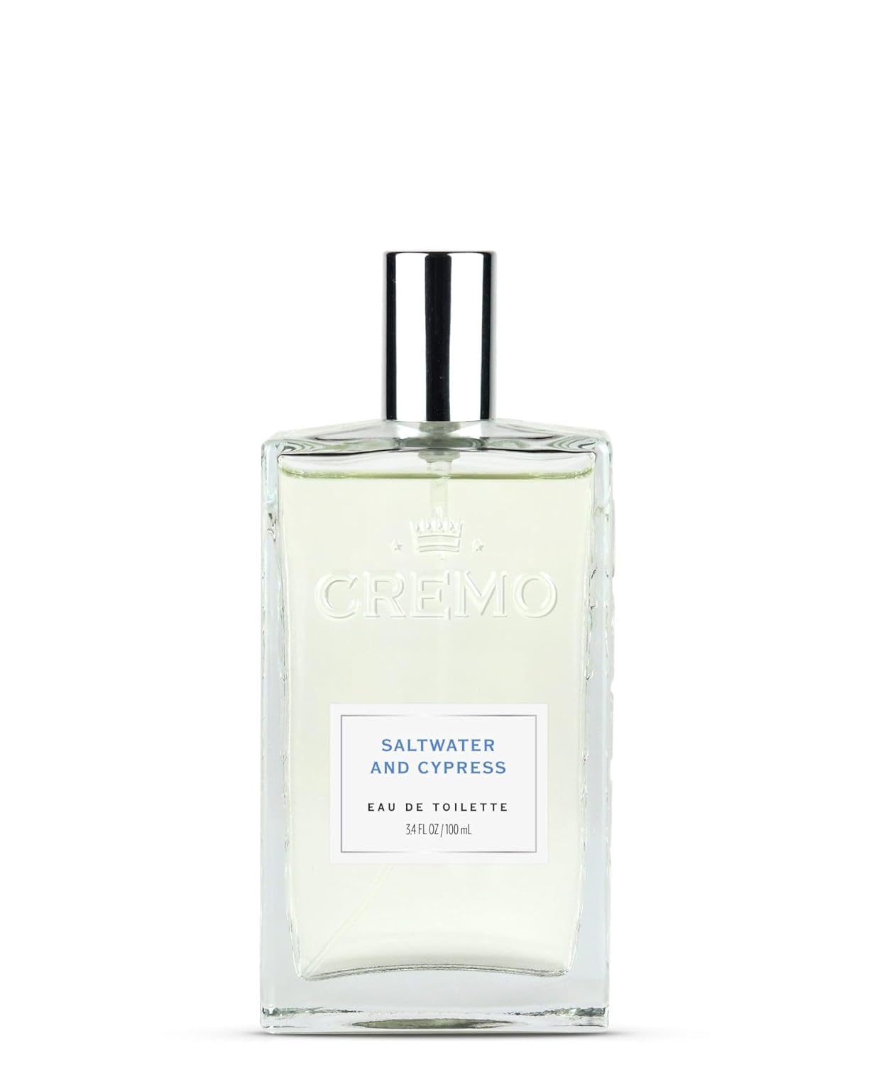 Cremo Saltwater Cypress Cologne Spray, A Lively Blend Of Sea Spray, Green Mango And Coastal Cypress, 3.4 Fl Oz