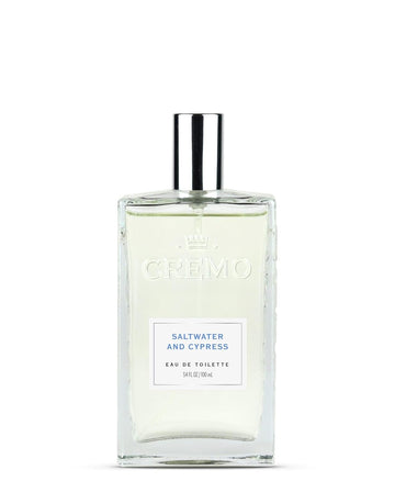 Cremo Saltwater Cypress Cologne Spray, A Lively Blend Of Sea Spray, Green Mango And Coastal Cypress, 3.4 Fl Oz