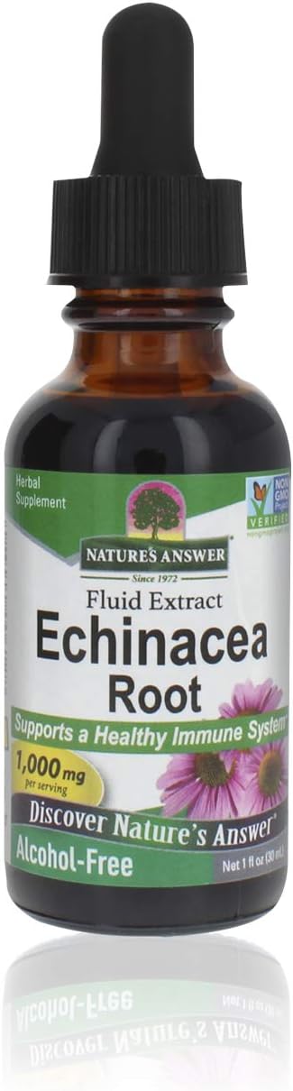 Nature'S Answer Echinacea Alcohol Free Extract 1   | Promotes Overall Wellness | Natural Immune Booster | Inammatory Reducer