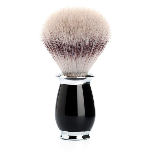 Mühle Purist Black Silvertip Fiber Shaving Brush - Synthetic Luxury Shave Brush For Men, Rich Lather : Beauty & Personal Care