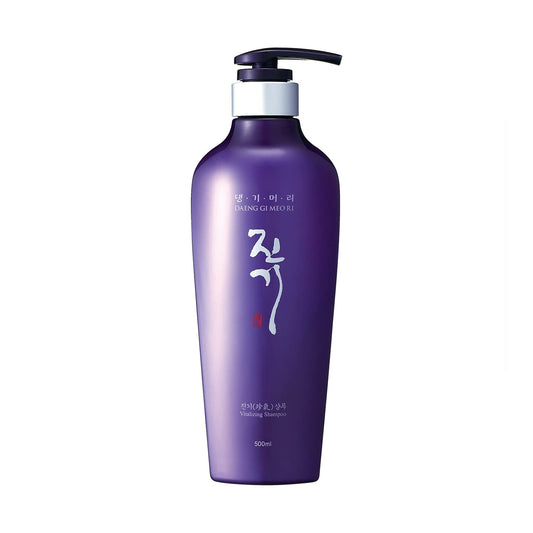 Daeng Gi Meo Ri- Jin Gi Vitalizing Set[ Shampoo X2, Treatment X1], 100% Domestic Oriental Herb, Providing Moisture To Frizzy And Split Hair, Smooth And Shiny Hair, Nourishing Korean Herbal Hair Care