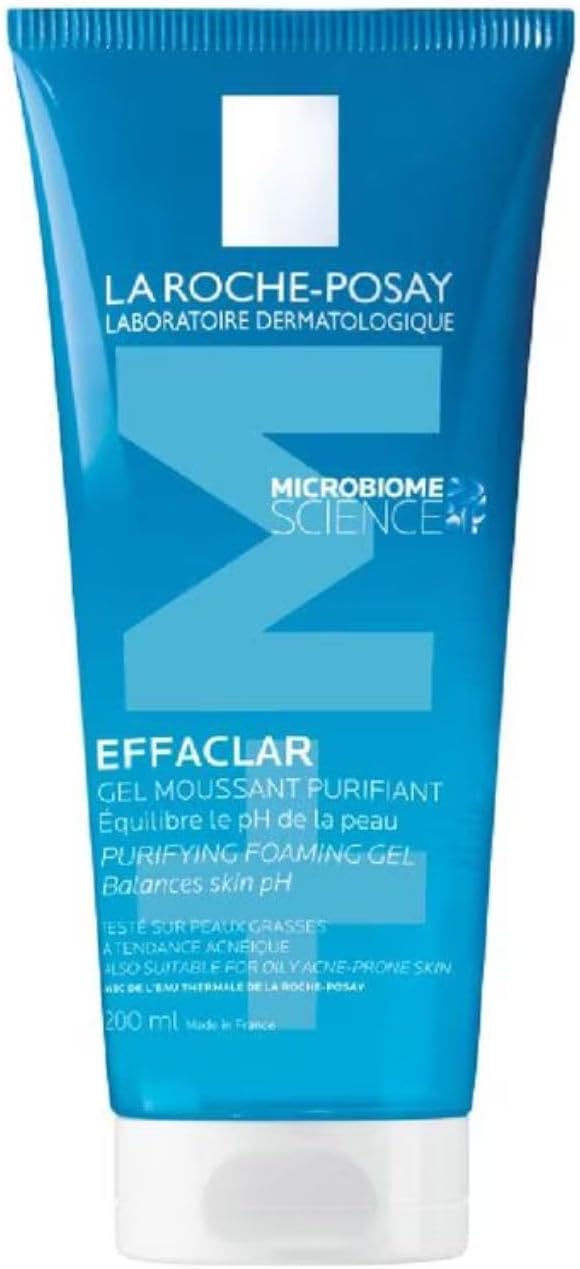 La Roche-Posay Effaclar Purifying Foaming Gel Cleanser For Oily, Breakout-Prone Skin 200Ml