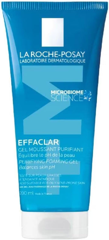 La Roche-Posay Effaclar Purifying Foaming Gel Cleanser For Oily, Breakout-Prone Skin 200Ml