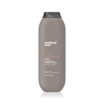 Method Men 2-In-1 Shampoo And Conditioner, Cedar And Cypress, Paraben And Phthalate Free, 14 Fl Oz, 1 Ct