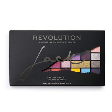 Makeup Revolution X Jack Eyeshadow Palette, Matte & Shimmer, Intense Colors, 20 Shades, Cruelty-Free, 0.45 Oz