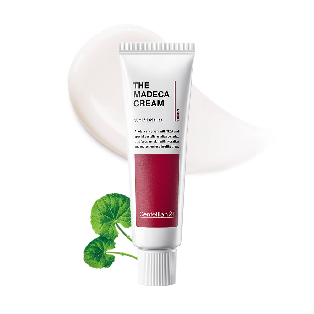 Centellian 24 Madeca Cream (Season 6, 1.7Fl Oz) - Centella Moisturizer For Face, Korean Skin Care. Dry, Sensitive Skin. Teca, Centella Asiatica, Madecassoside