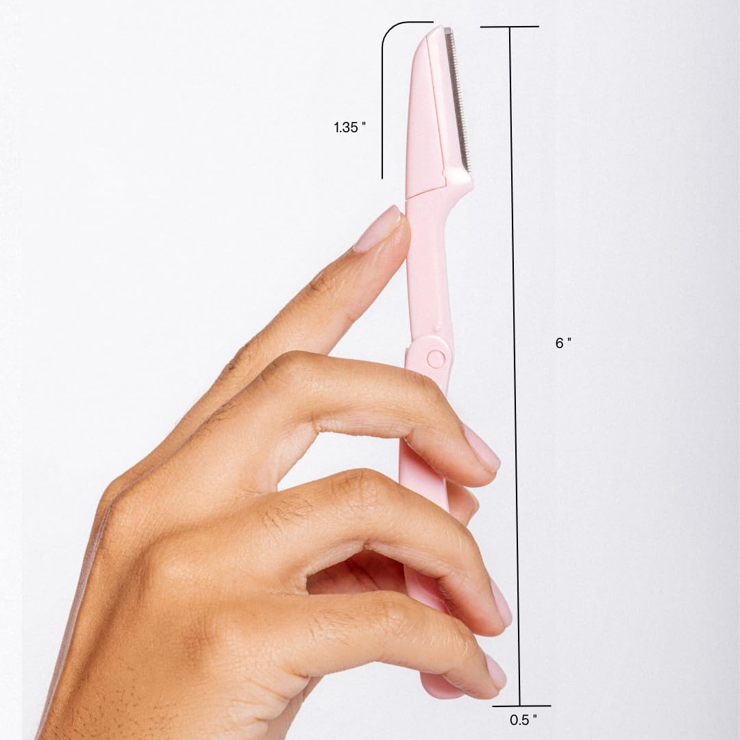 No Mo-Stache Facial Razor - Fuzz Free Facial Razors For Hair Removal And Skin Exfoliating : Beauty & Personal Care