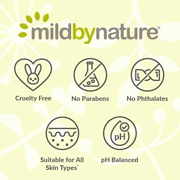 Mild By Nature, Argan Oil Hand Cream With Avocado Oil, Marula Oil, Acai, Goji & Shea Butter, Ph-Balanced, Unscented, 2.5 Oz (71 G) : Beauty & Personal Care