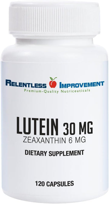 Relentless Improvement Lutein Zeaxanthin 120 Vegi-Capsules Natural Source No Fillers 100% Pure Active Material