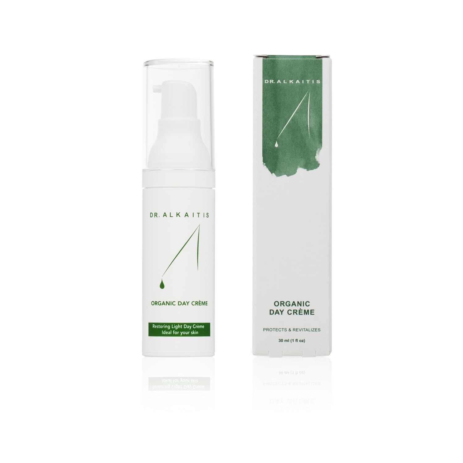 Dr. Alkaitis Organics Day Crème - Natural Moisturizer With Sacha Inchi & Omega-3 - Protective Daily Face Cream (30Ml/1Oz) : Beauty & Personal Care