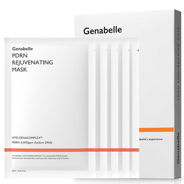 Pdrn Rejuvenating Mask Sheet - Lightweight Glass Skin & Toning Mask Sheet Wth Pdrn, Niacinamide, Hyaluronic Acid, To Deeply Hydrate, Cool, And Visibly Plump The Skin, 0.84 Fl Oz* 5Ea