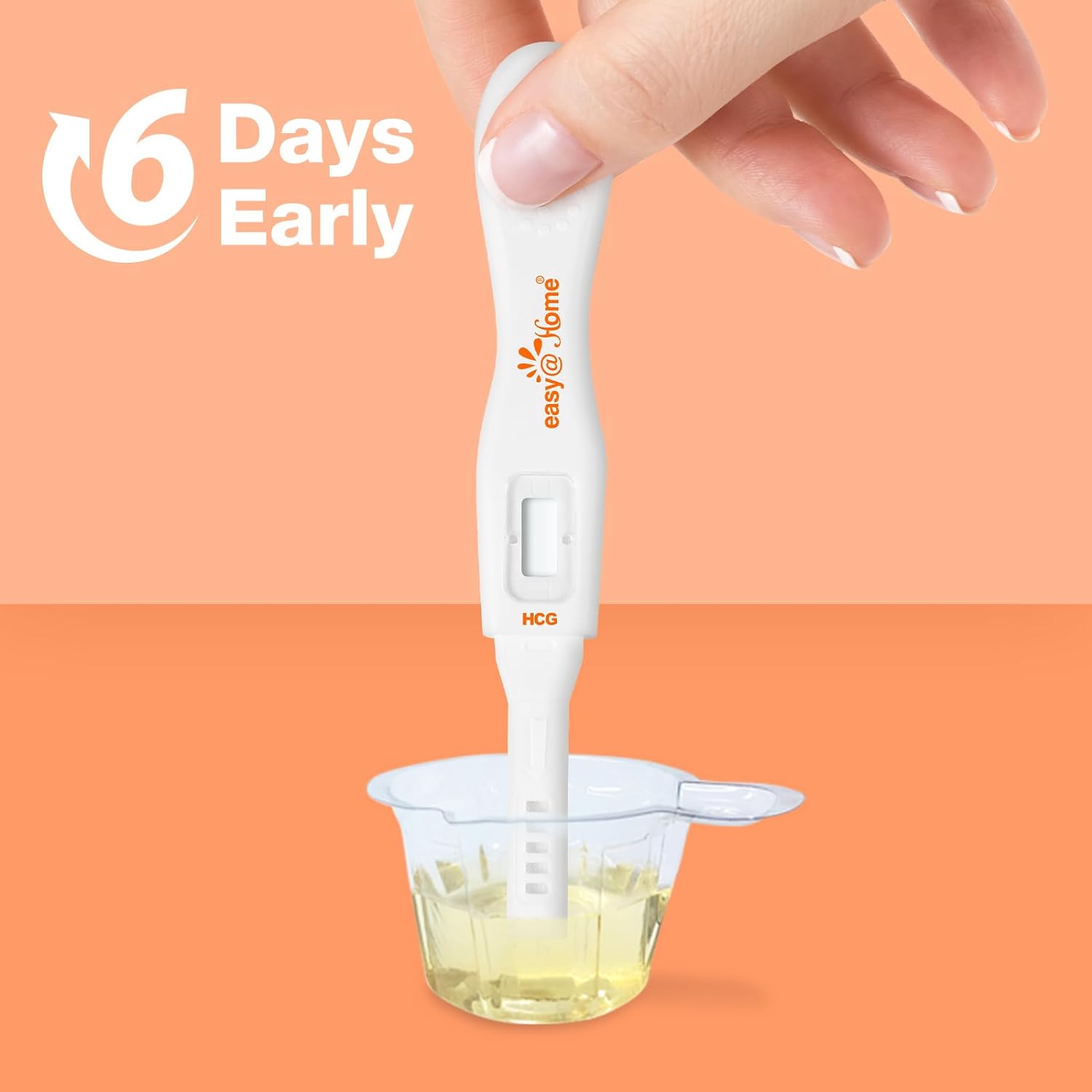 Easy@Home 3 Pregnancy Test Sticks - hCG Midstream Tests, Powered by Premom Ovulation Predictor iOS and Android App : Health & Household