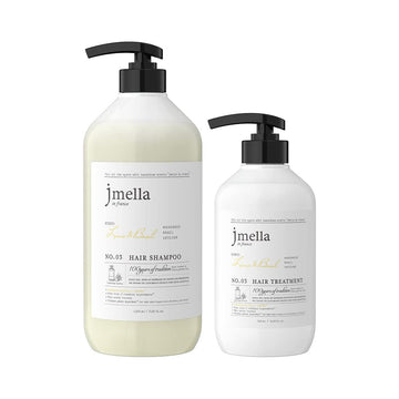 Jmella In France Lime And Basil Shampoo Conditioner With Luxury Frangrance -12 Chemical Free-Paraben Free -Made By French Perfumer