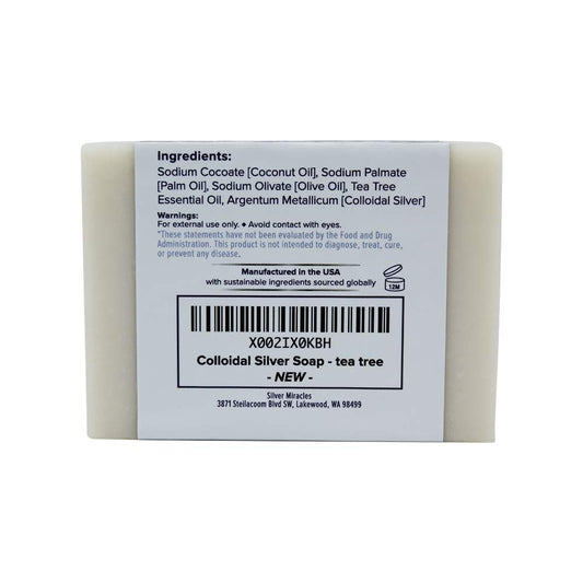 Sillver Miracles Colloidal Silver Soap With Lemon Grass Oil
