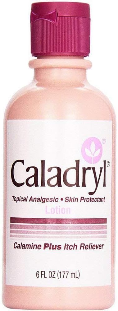Calamine Lotion By Caladryl, Skin Protectant Plus Itch Relief, 6 Fl Oz : Health & Household