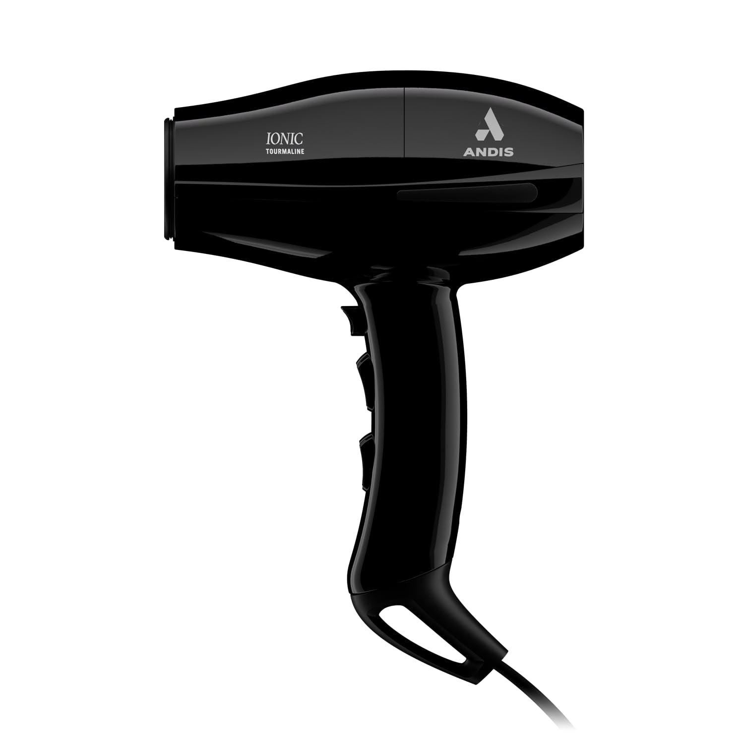 Andis 84030 Pro Dry Elite 1875 Watt Multi-Setting Tourmaline Ionic Styling Hair Dryer, 3 Heat And 2 Speed Settings, Styling Attachment, Extra-Long 8-Foot Cord, Black