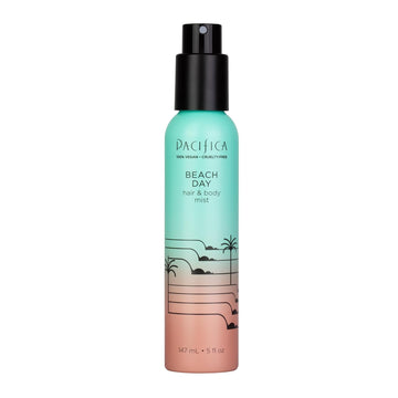 Pacifica Beauty, Beach Day Hair Perfume & Body Spray, Natural & Essential Oils, Salt, Sandalwood, Orange Flower, Smoke, 5 OZ