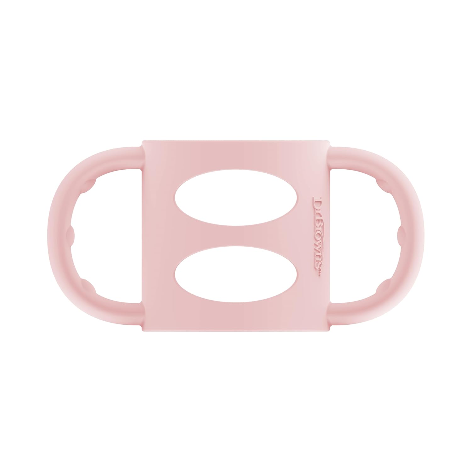 Dr. Brown'S Milestones 100% Silicone Baby Bottle Handles, Narrow, Removable Easy-Grip Transitional Sippy Cup Handles, Light Pink, 4M+, 1 Pack