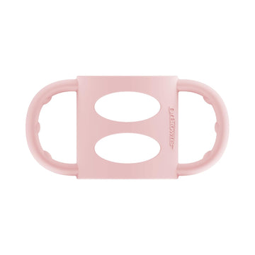 Dr. Brown'S Milestones 100% Silicone Baby Bottle Handles, Narrow, Removable Easy-Grip Transitional Sippy Cup Handles, Light Pink, 4M+, 1 Pack