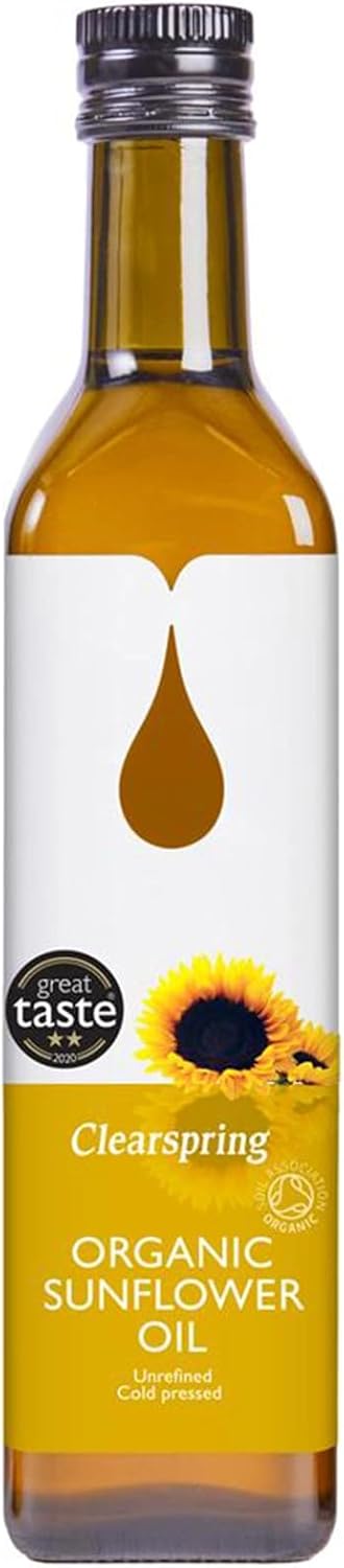 Clearspring Organic Sunflower Oil (500ml) : Amazon.co.uk: Grocery