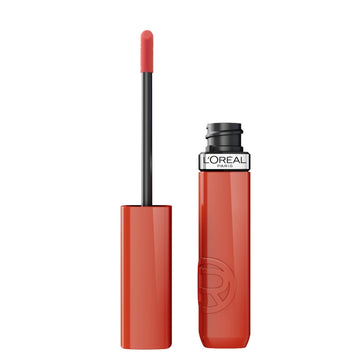 L'Oreal Paris Infallible Lacque Resistance Liquid Lipstick, 16Hr Long Lasting Lip Makeup With Lacquer-Like Shine And Zero Transfer, 601, Worth It