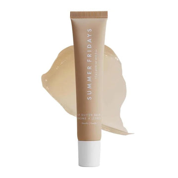 Summer Fridays Tinted Lip Butter Balm - Conditioning Vegan Lip Balm For Instant Moisture, Shine & Hydration - Softening & Soothing Skincare - Vanilla Beige (.5 Oz)