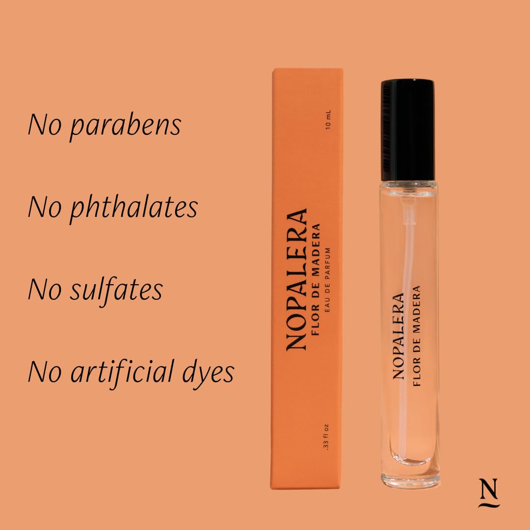 Nopalera Flor De Madera Eau De Parfum - Clean Fragrance For Women And Men - Bright Tamarind And Mexican Citrus Blend, Long-Lasting, Free From Artificial Ingredients, 10Ml Travel-Friendly Spray : Beauty & Personal Care