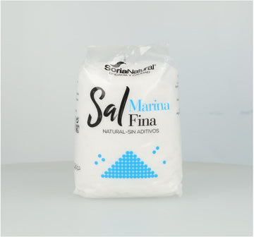 Soria Natural - Fine Sea Salt 1Kg. Soria