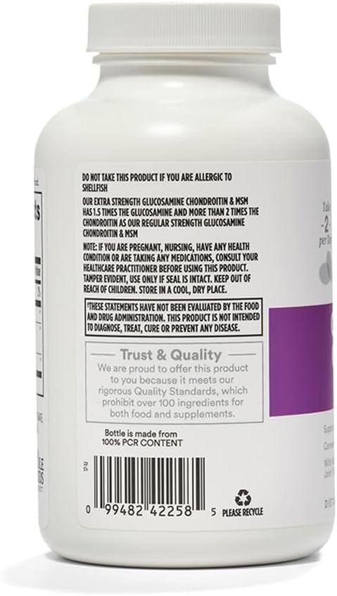 365 By Whole Foods Market, Glucosamine Chondroitin X Strength Msm, 120 Tablets