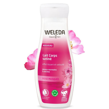Weleda Pampering Wild Rose Body Lotion, Plant Rich Moisturizer with Wild Rose Oil, Jojoba Oil and Shea Butter, 6.8 Fl Oz (Pack of 1)