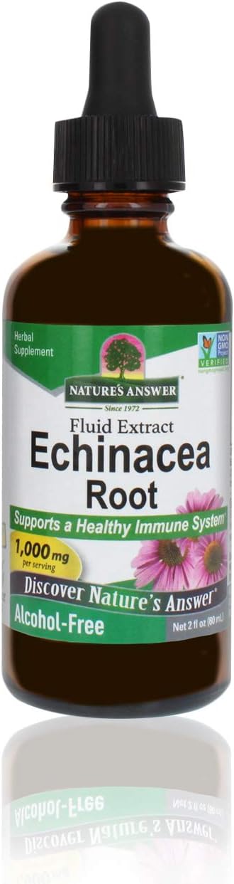 Nature'S Answer Echinacea Extract | Supports A Healthy Immune System | Vegan, Gluten-Free, Alcohol-Free, Non-Gmo & Kosher Certified | 2