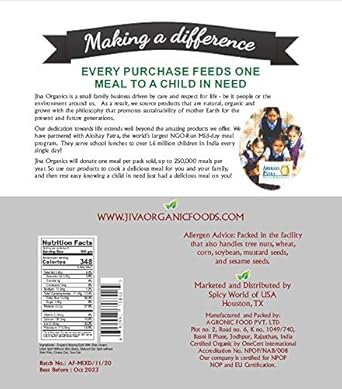 Jiva Organic Mixed Dal 2Lb (Mixed Lentils) 32Oz Bag : Grocery & Gourmet Food