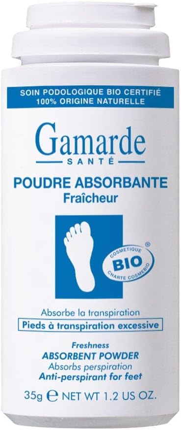 Gamarde Organic Absorbent Powder Excessive Feet Perspiration 35G