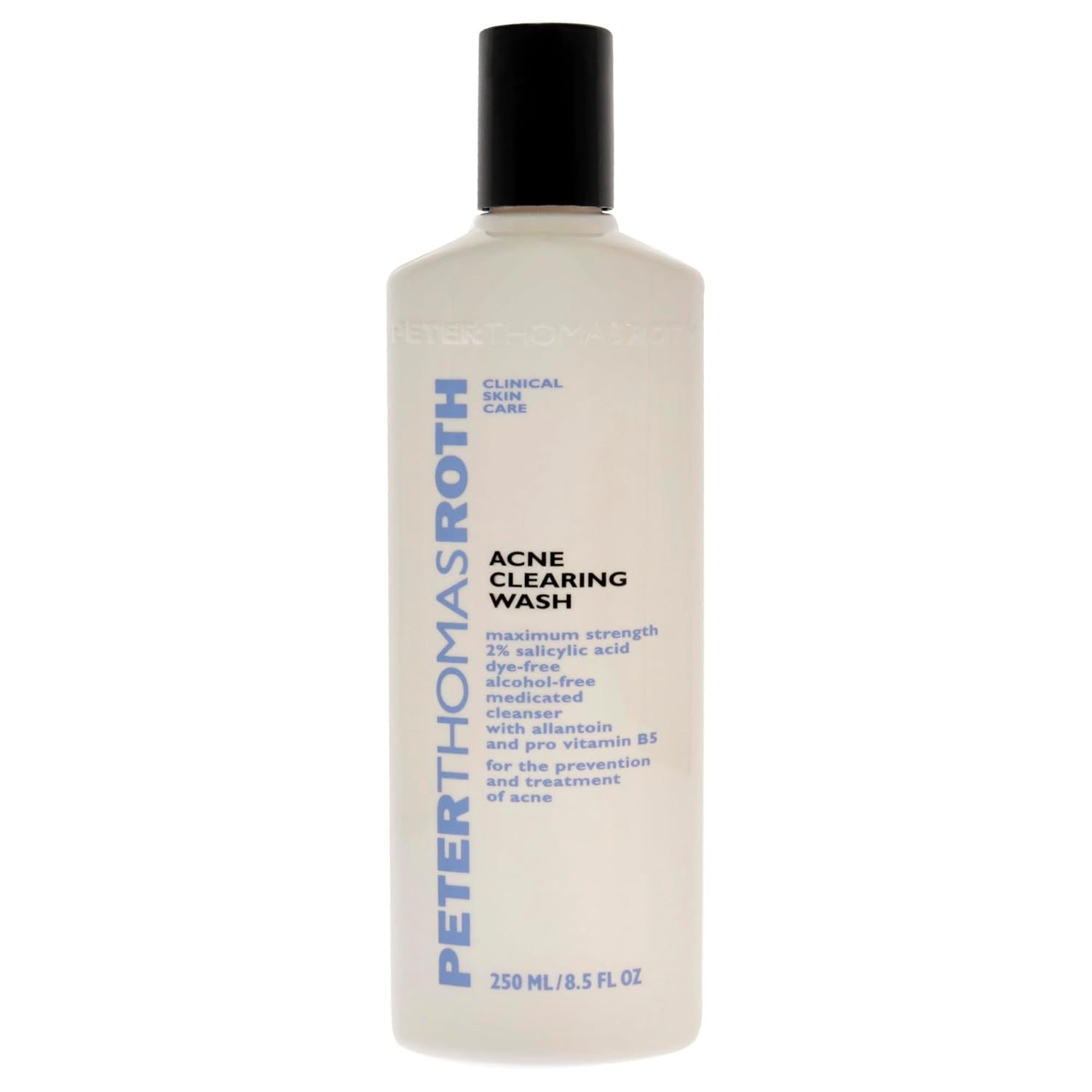 Peter Thomas Roth | Acne Clearing Wash | Maximum-Strength Salicylic Acid Face Wash, Clears Up and Helps Prevent Breakouts, 8.5 Fl Oz : Beauty & Personal Care