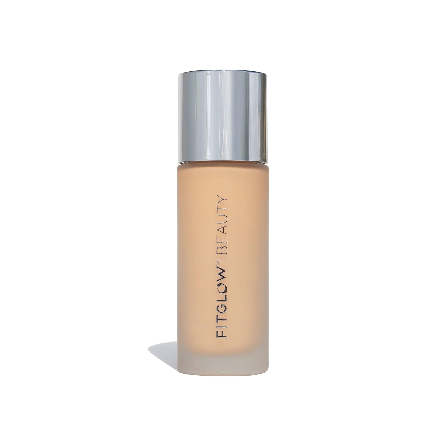 Fitglow Beauty Foundation+ | Vegan Skin-Treating Foundation With Peptides & Plant Collagen | Buildable Medium-Full Coverage, Natural Finish | Hydrating, Anti-Aging, Pore-Friendly | F6.7-30Ml