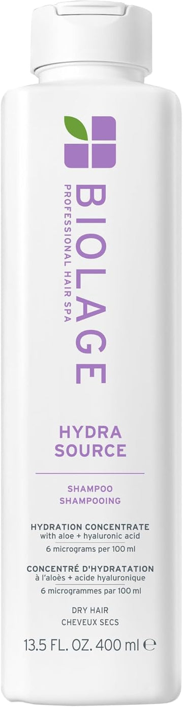 Biolage Hydra Source Shampoo, Nourishing And Moisture Boosting, For Dry Hair, Enriched With Hyaluronic Acid, 400Ml