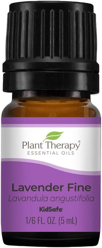 Plant Therapy Lavender Fine Essential Oil 5 Ml (1/6 Oz) 100% Pure, Undiluted, Therapeutic Grade