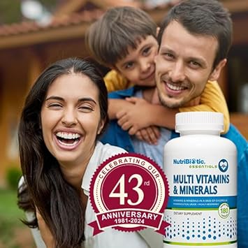 NutriBiotic – Multi Vitamins & Minerals, 180 Ct Capsules (Formerly Hypoallergenic Multiple) | 72 Pure Trace Elements in a Base of Chlorella | Pharmaceutical-Grade & Highly Absorbable | Gluten Free : Multiminerals Mineral Supplements : Health & Household