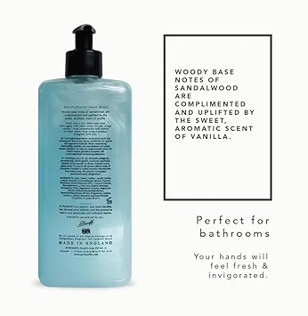 Pecksniff'S Classic Sandalwood & Vanilla Scented Moisturizing Hand Wash | 750Ml, 25.3 Fl Oz : Beauty & Personal Care